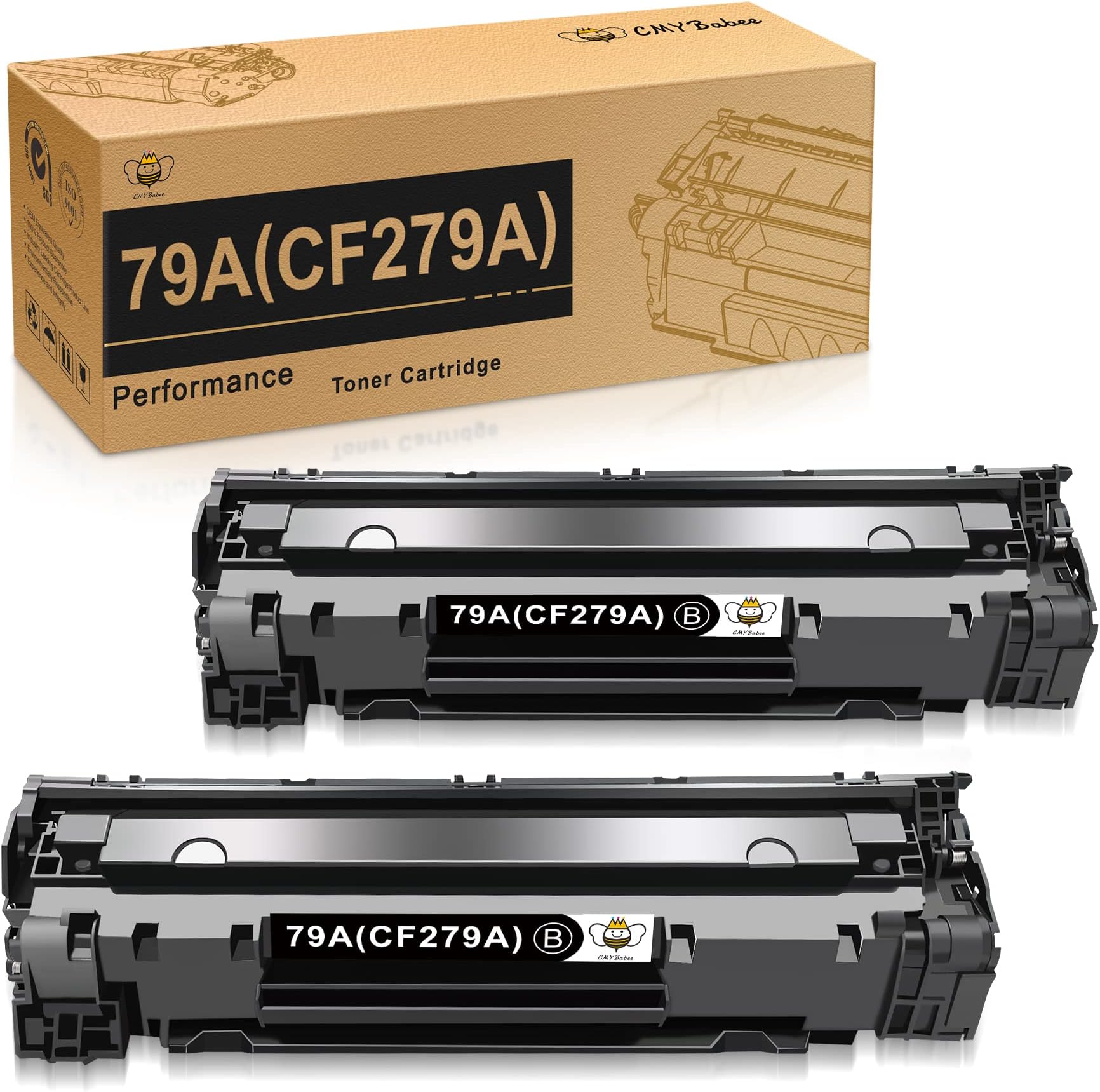Perspectiva-cartucho de tóner láser, compatible con HP LaserJet Pro M12a/M12w MF
