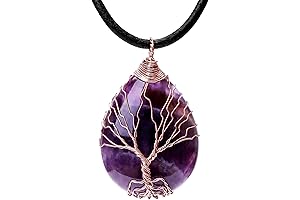Amethyst Crystal Healing Necklace: Adorn Your Spirit