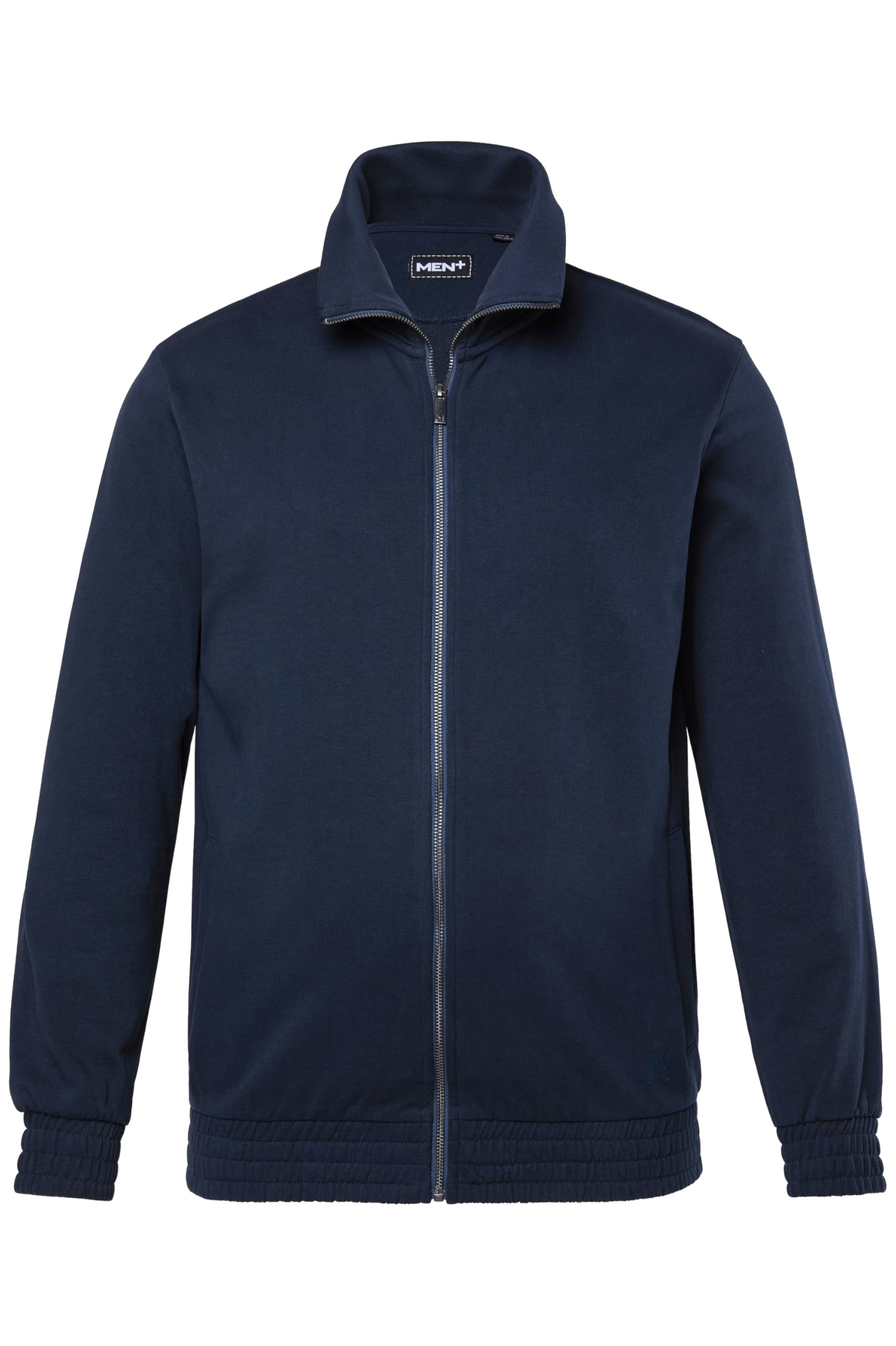 Men Plus Herren große Größen Übergrößen Menswear L-8XL Sweatjacke, Stehkragen, Zipper, 2 Taschen 845468