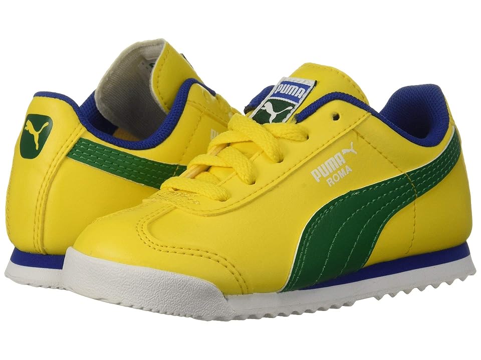 

Puma Kids Roma Basic (Toddler) (Dandelion/Verdant Green) Kid's Shoes