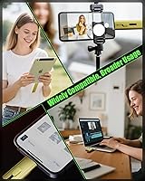 Vista 7 de Disco duro externo SSD de 512 GB, hasta 1100 MB/s USB 3.2 Gen 2 Dual-Drive Tipo-C + A, disco SSD portátil de pulgar, unidad flash 2 en 1 para iPhone