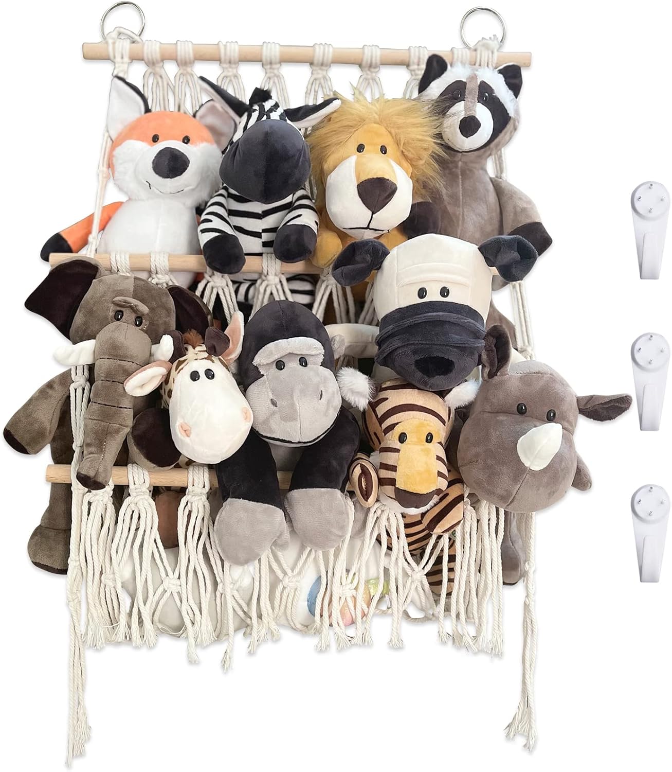 Stuffed Animal Net or Hammock Hanging Corner Net for Small