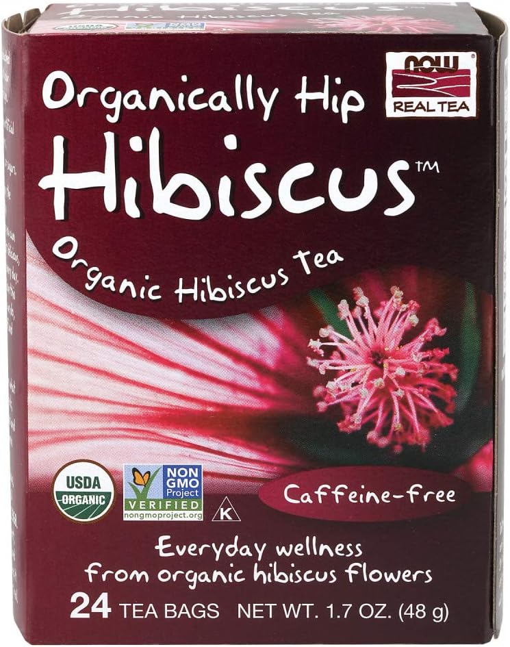 Hibiscus Organic Hibiscus Tea - 48 Bags (Pack of 2 Boxes, 24 Bags Each Box)