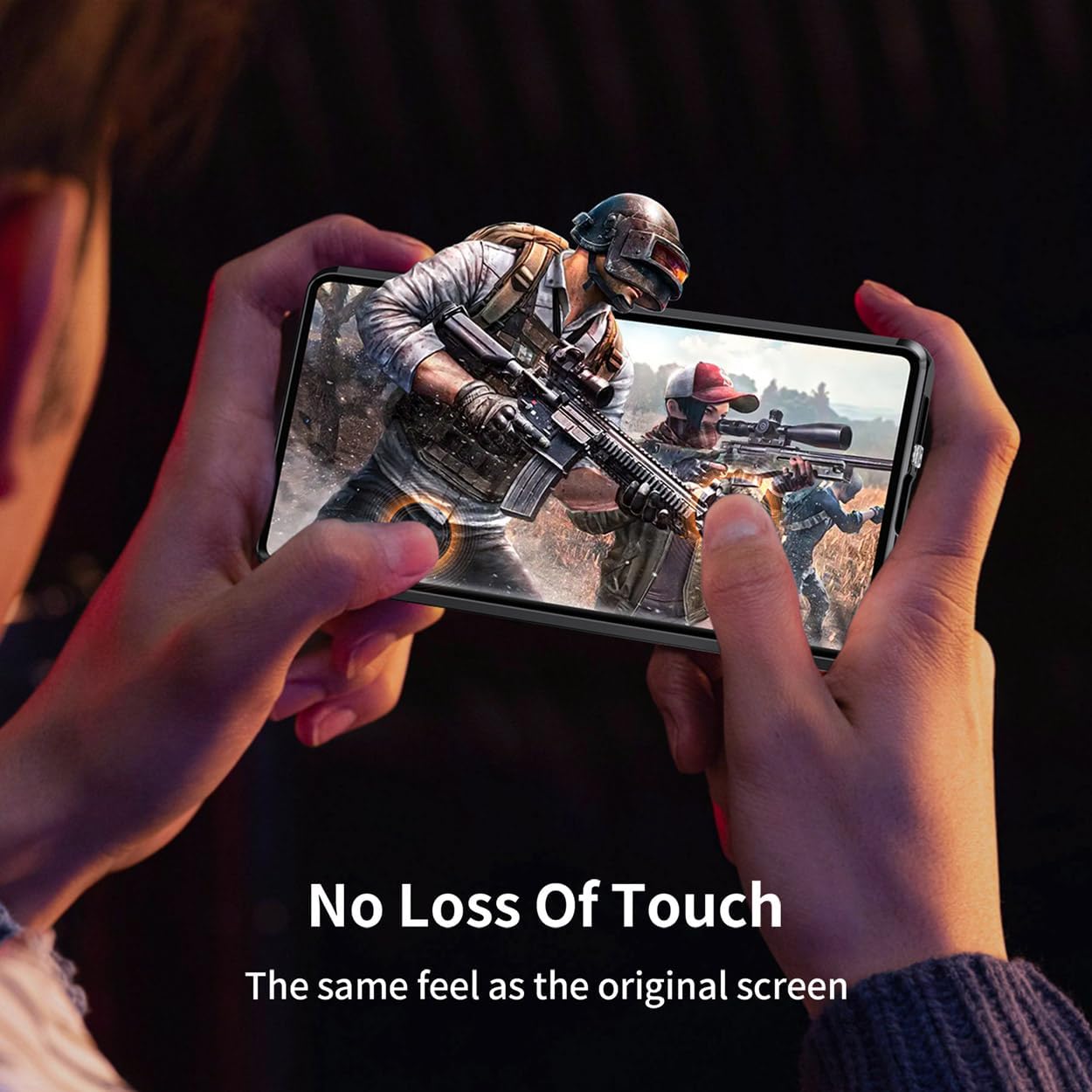 QUIETIP Case Compatible with Sony Xperia 1 VII 5G,Magnetic Body Metal Frame Double Sided Clear Tempered Glass Cover,Black