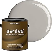 Vista 72 de EVOLVE Pintura e imprimación para interiores, cáscara de huevo (blanco alabastro), 1 galón, cobertura de una capa, excelente oculto, bajo contenido