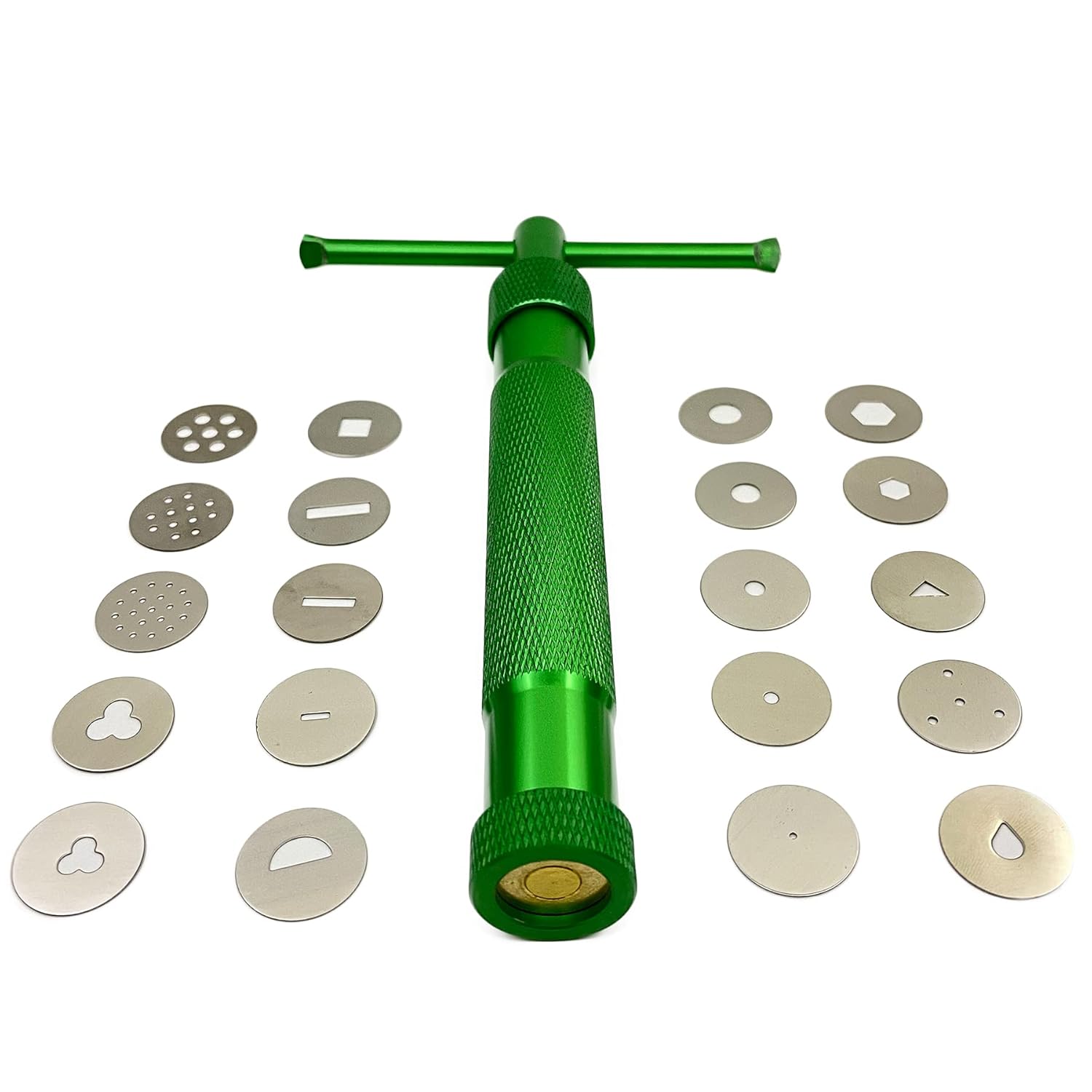 Termath Clay Extruder Gun With 20 Tips Sugar Paste Extruder Cake Decor