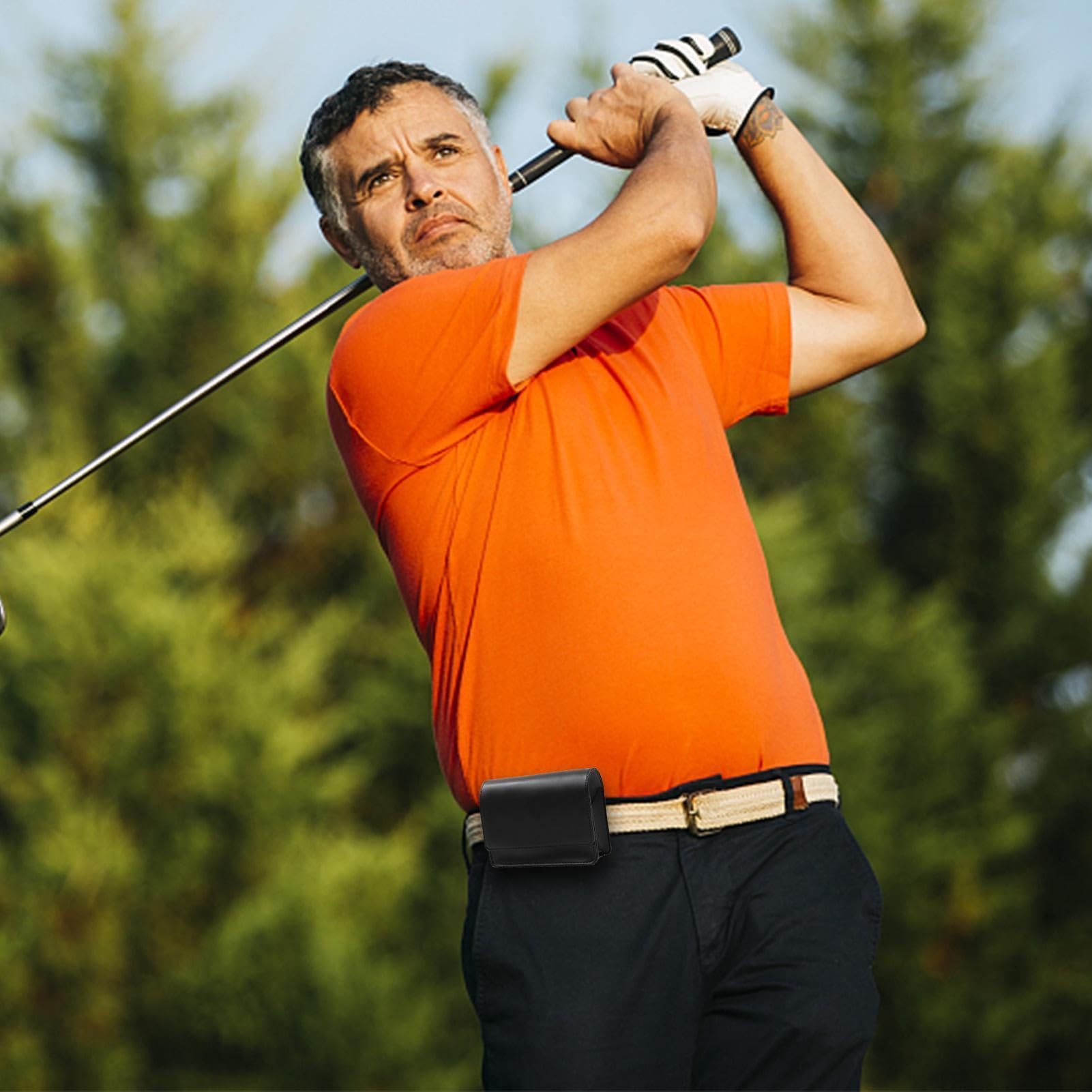 Custodia da golf per telemetro - Custodia da trasporto per telemetro da golf Custodia per telemetro da golf per il golf | Range Finder Carry Small Bag con morbida fodera interna Golf antiurto