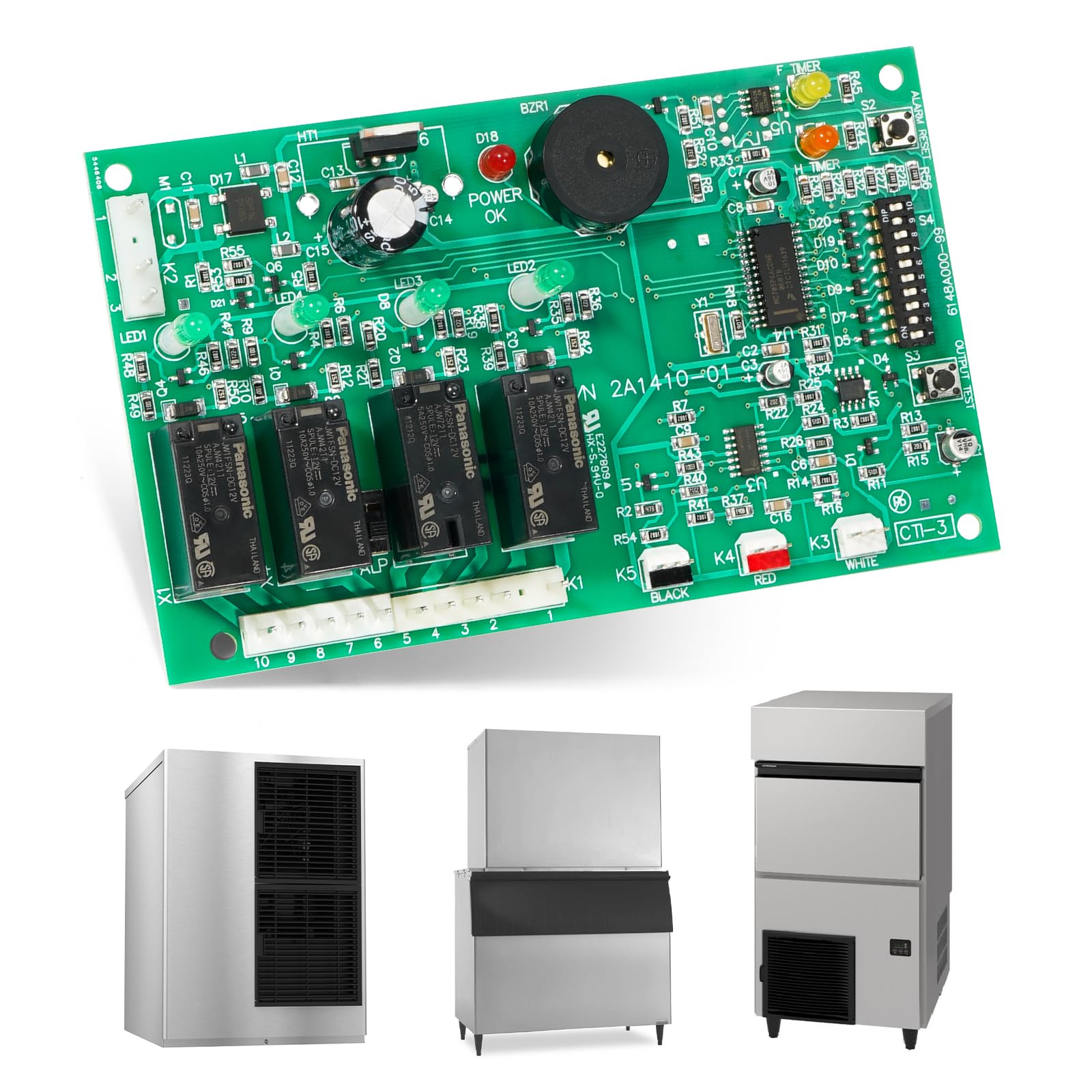 Carte de commande 2A1410-01 pour machine à glaçons Hoshizaki KM250 KM450