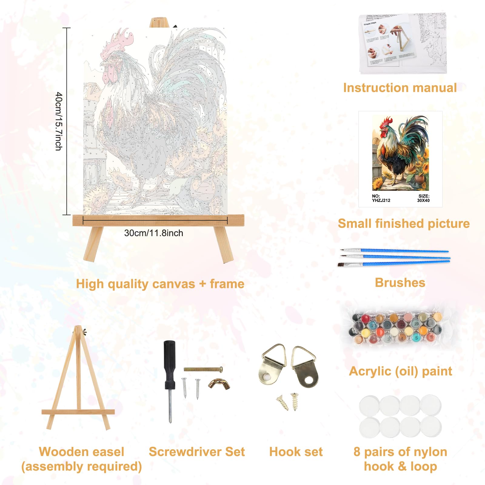 Kits de Pintura de Perlas DIY con Marco, Pintura de Arte de Perlas de Kits de Pintura de Perlas DIY con Marco, Pintura de Arte de Perlas de