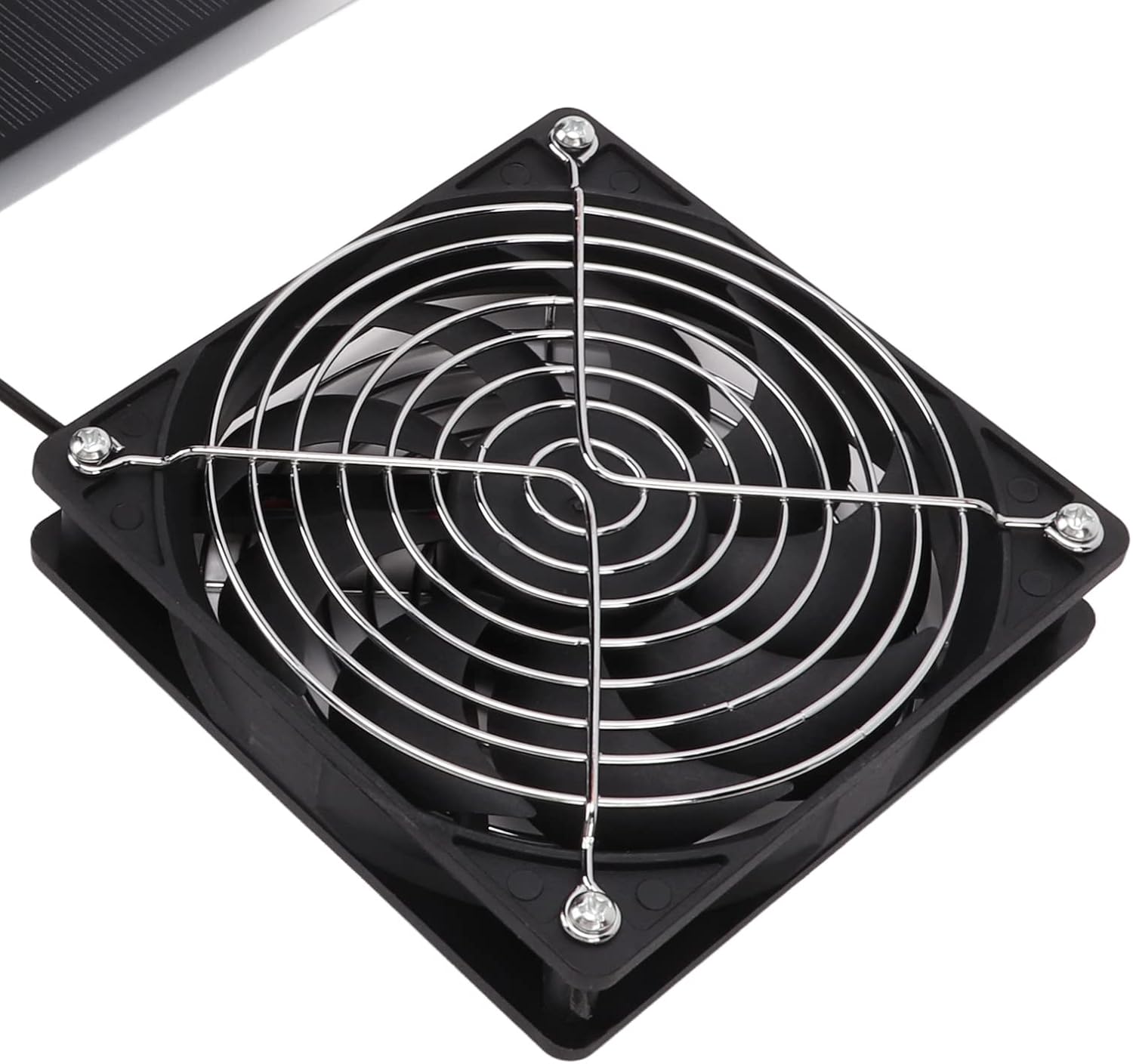 Solar Exhaust Fan Solar Panel Fan Kit 10W Cooling for Dog Chicken House for Greenhouse