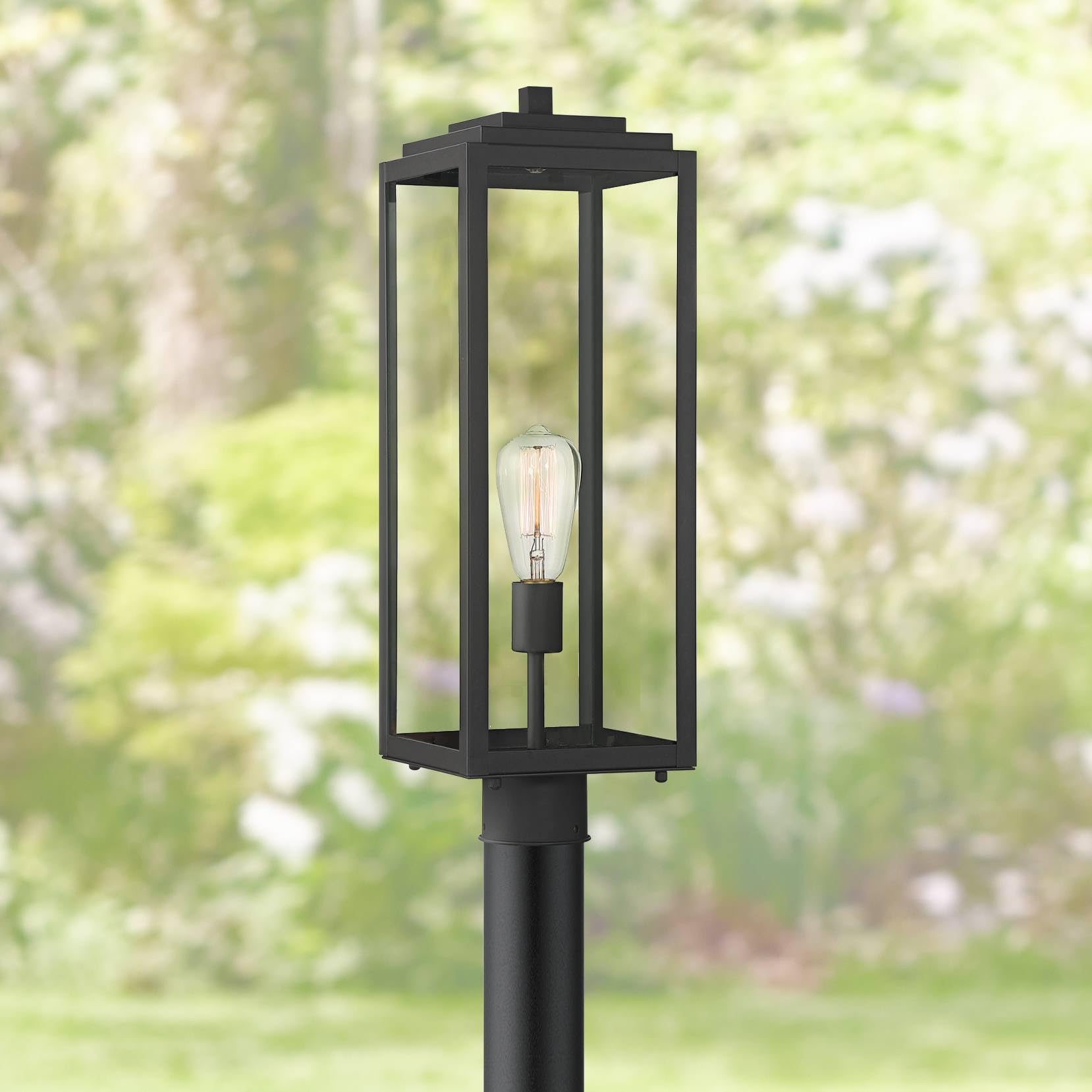 John Timberland Titan Modern Outdoor Post Light Fixture Mystic