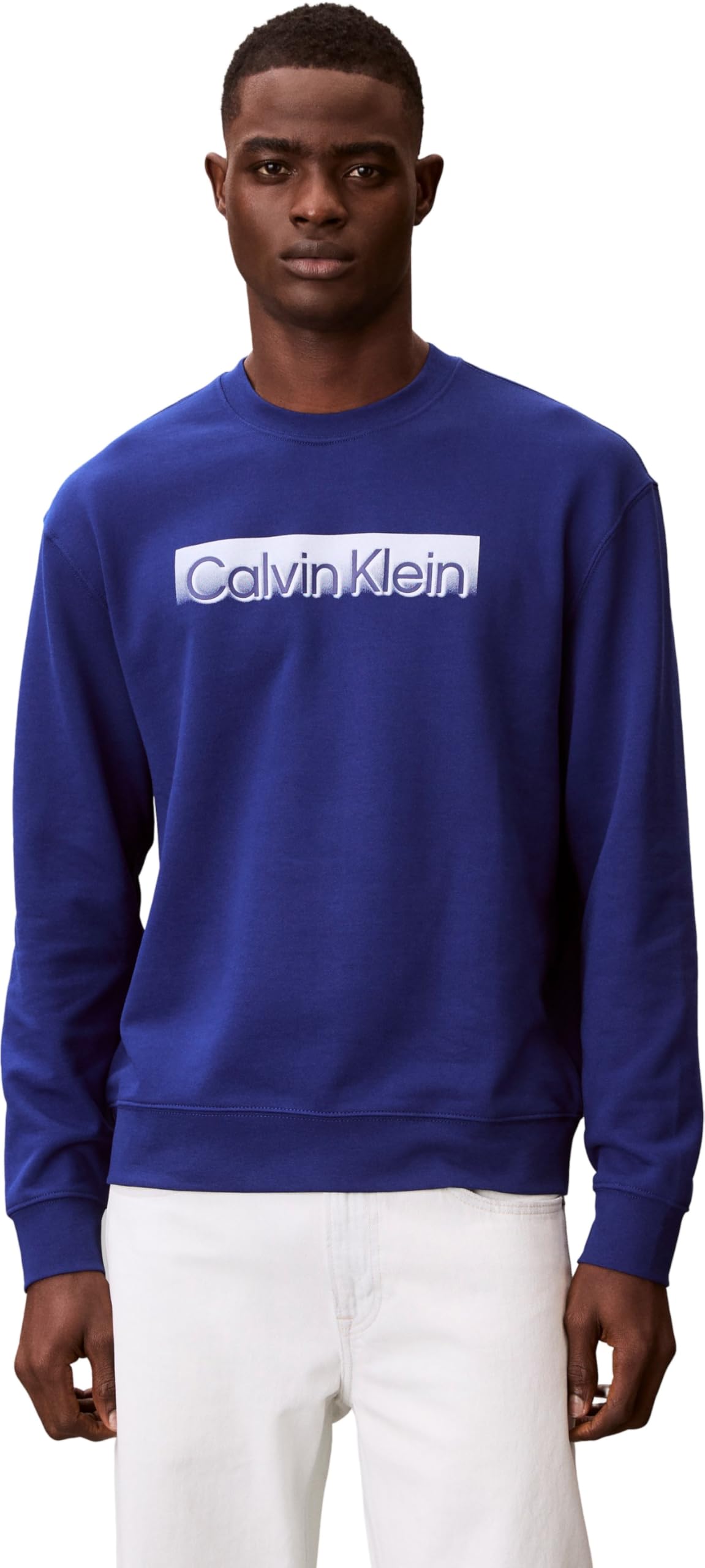 Calvin Klein EU Sportswear Graphic Crewneck Lv04lf231g Felpe Uomo (Pacco da 1)