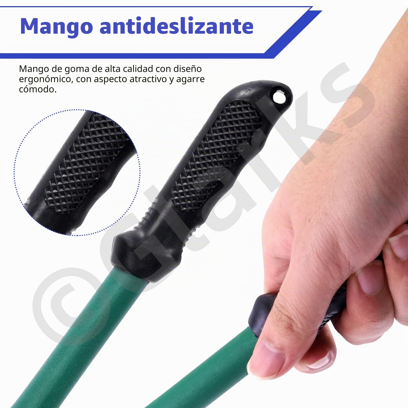 Glarks Cortador de pernos de 14 pulgadas/355 mm, cortador de cables de alambre resistente, con mango antideslizante suave para cortar metal suave, pernos, varillas de tornillo, remaches y cadena