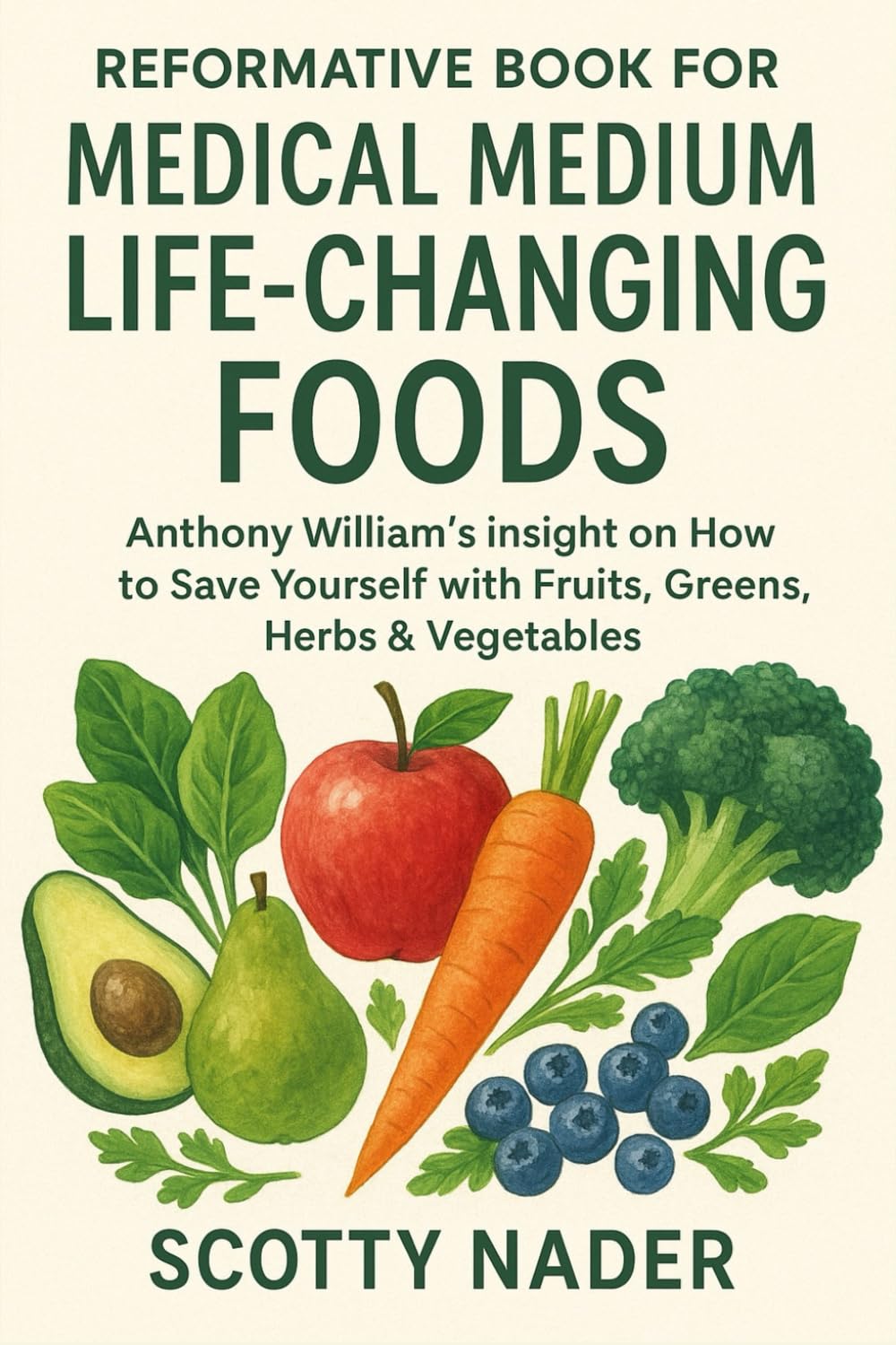Reformative Book for Medical Medium Life-Changing Foods: Anthony William's insight on How to Save Yourself with Fruits, Greens, Herbs & Vegetables