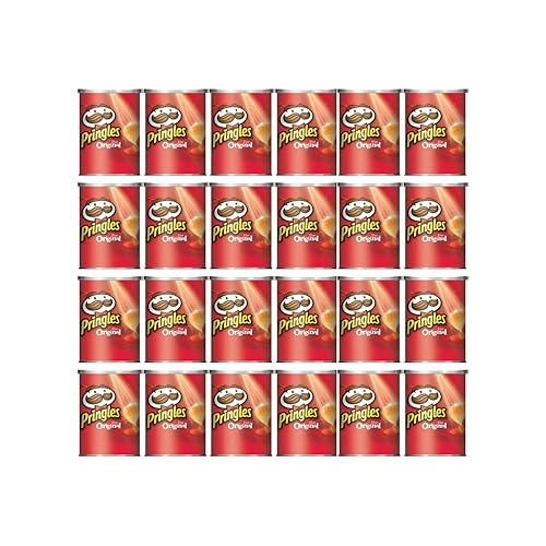 Papas fritas de patatas fritas originales, paquete de bocadillos Grab N' Go, 1.4 onzas cada uno, 24 latas
