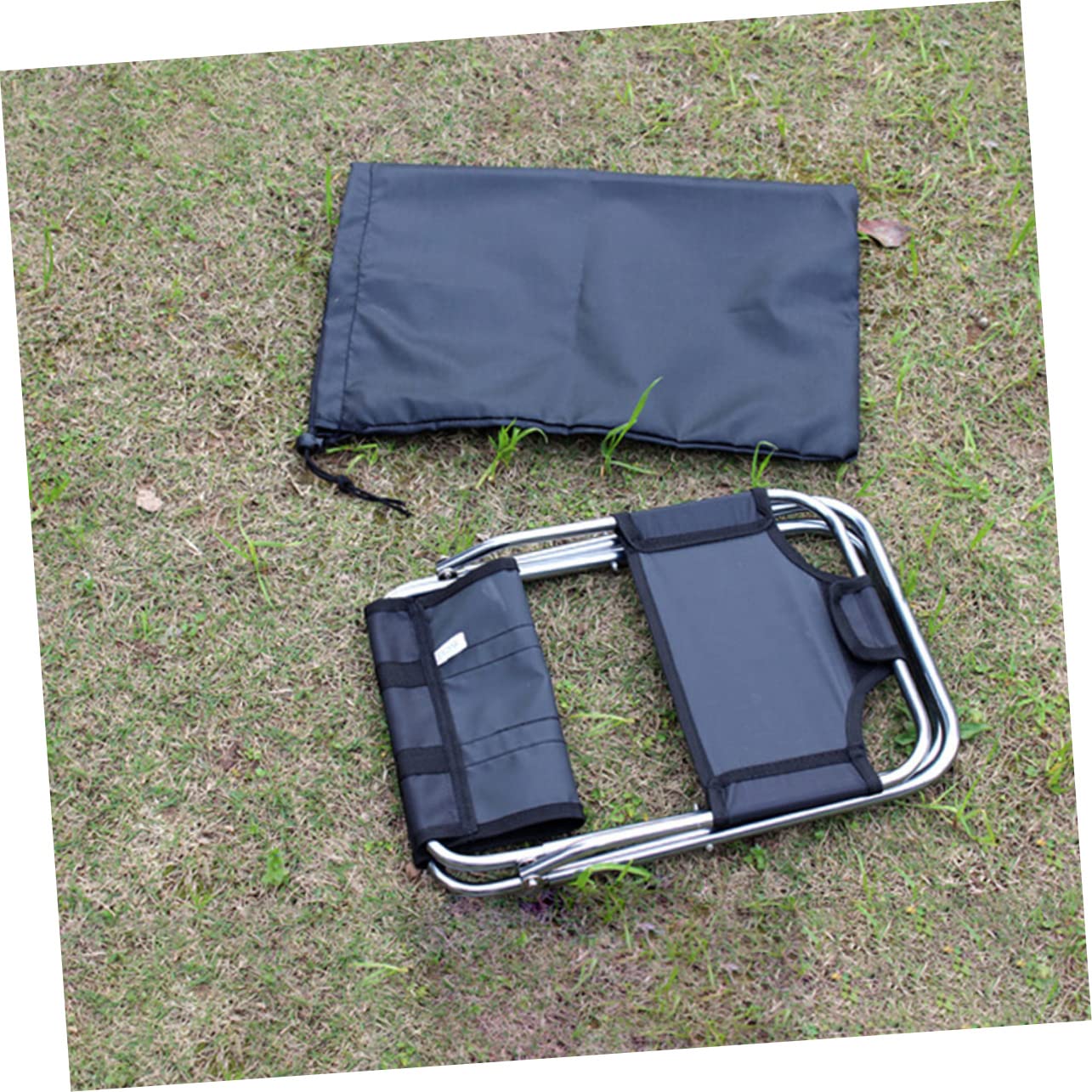 HEMOTON Sedia Pieghevole per Campeggio Sgabello da Esterno Leggero Comodo per Sport all Aperto Sedia da Pesca Pieghevole per Picnic Giardinaggio e Viaggi