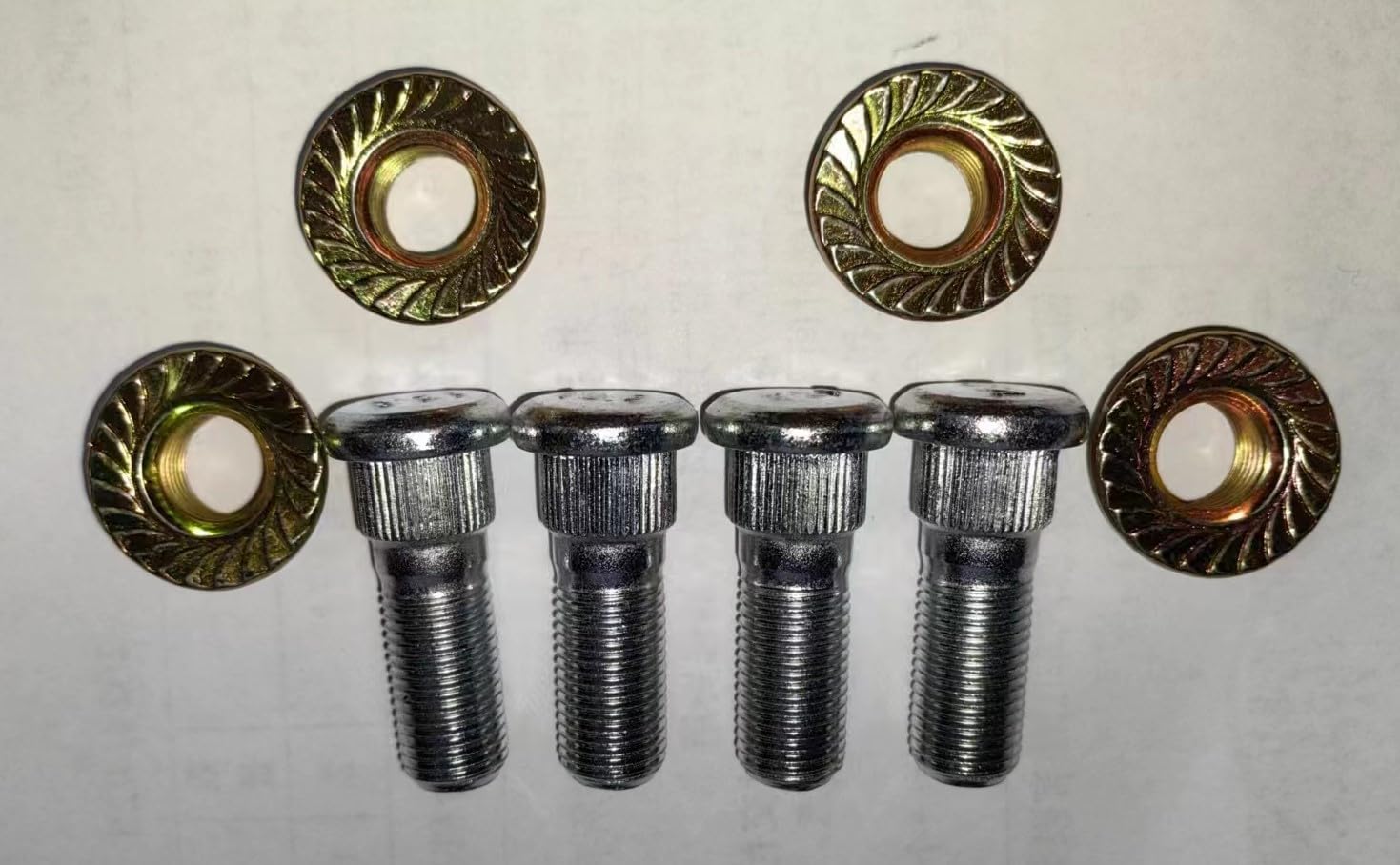 Wheel Hub Bolt Studs # 92153-1915 & Nuts 92210-0603 Replacement for 2008-2023 Kawasaki Teryx 750 800 KRX1000 & 16-23 Mule PRO-DX DXT, PRO-FX FXT UTVs