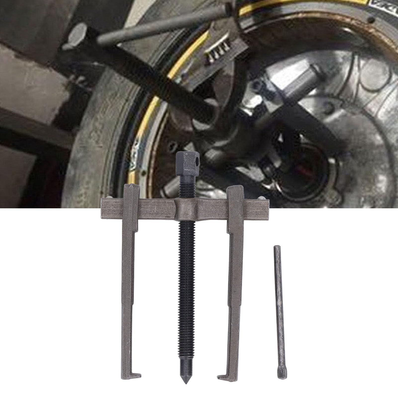 Generic 6 Inch Bearing Puller Carbon Steel 2 Claw Bearing Gear Remover Tool for Automobile Motorcycle Machinery, Genericsia4xc8gru