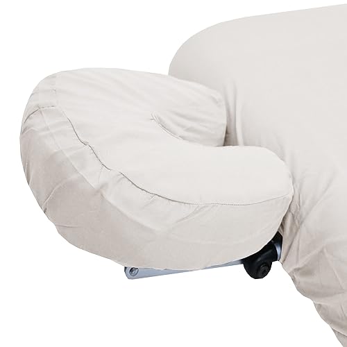 Miniatura 8 de Body Works Linen Mesa de masaje juego de sábanas de polialgodón de 3 piezas sábana plana cubierta de reposamanos colores de tamaño universal natural