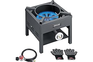 Concord Professional Single Banjo Burner with Stand - Drop-In Wok Edition