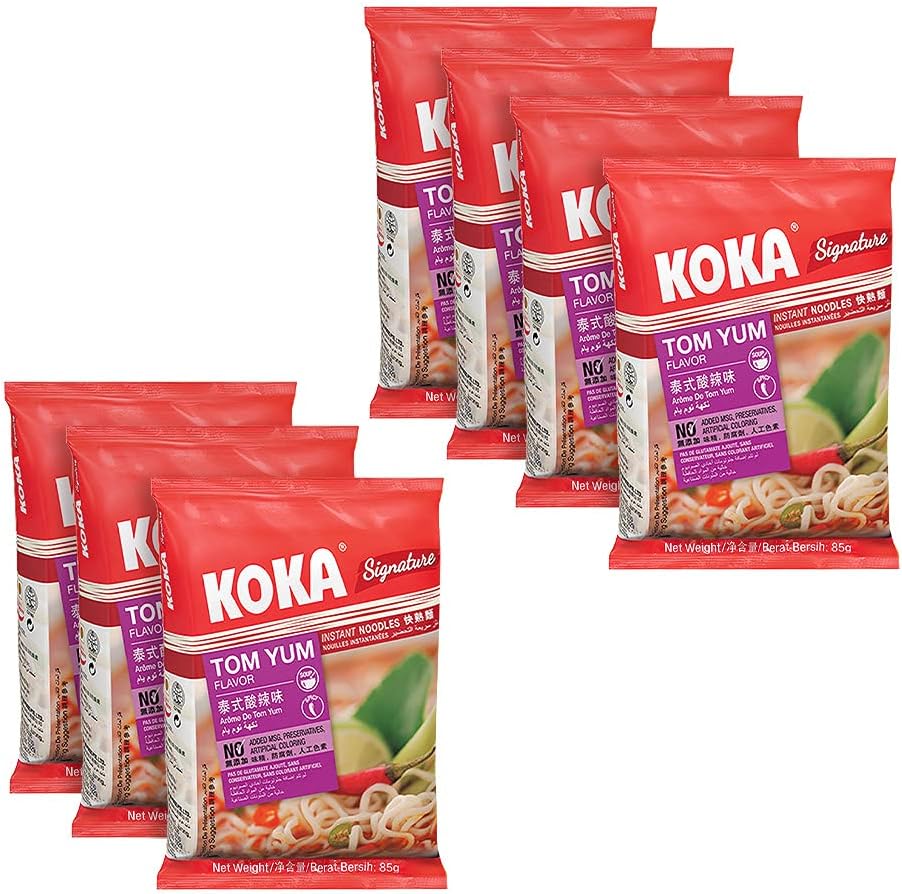 KOKA Signature Tom Yum Noodles(85g x 7 Packs) "(Halal Certified)"