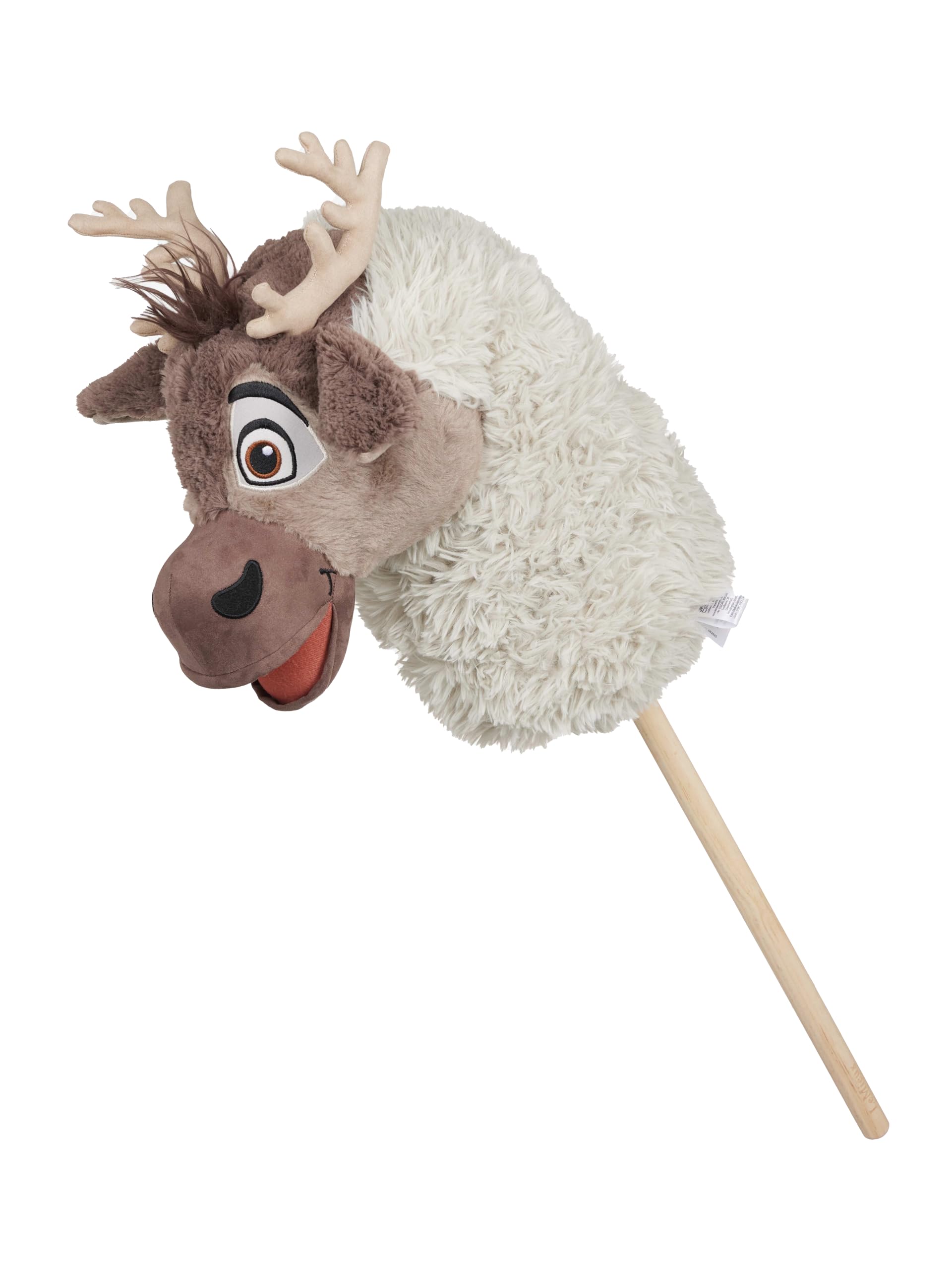 LeMieux Disney Hobby Horse Sven - Your Faithful Frozen Reindeer Friend - Soft Antlers and Kind Dark Eyes - Detachable Stick - Suitable for Ages 3+