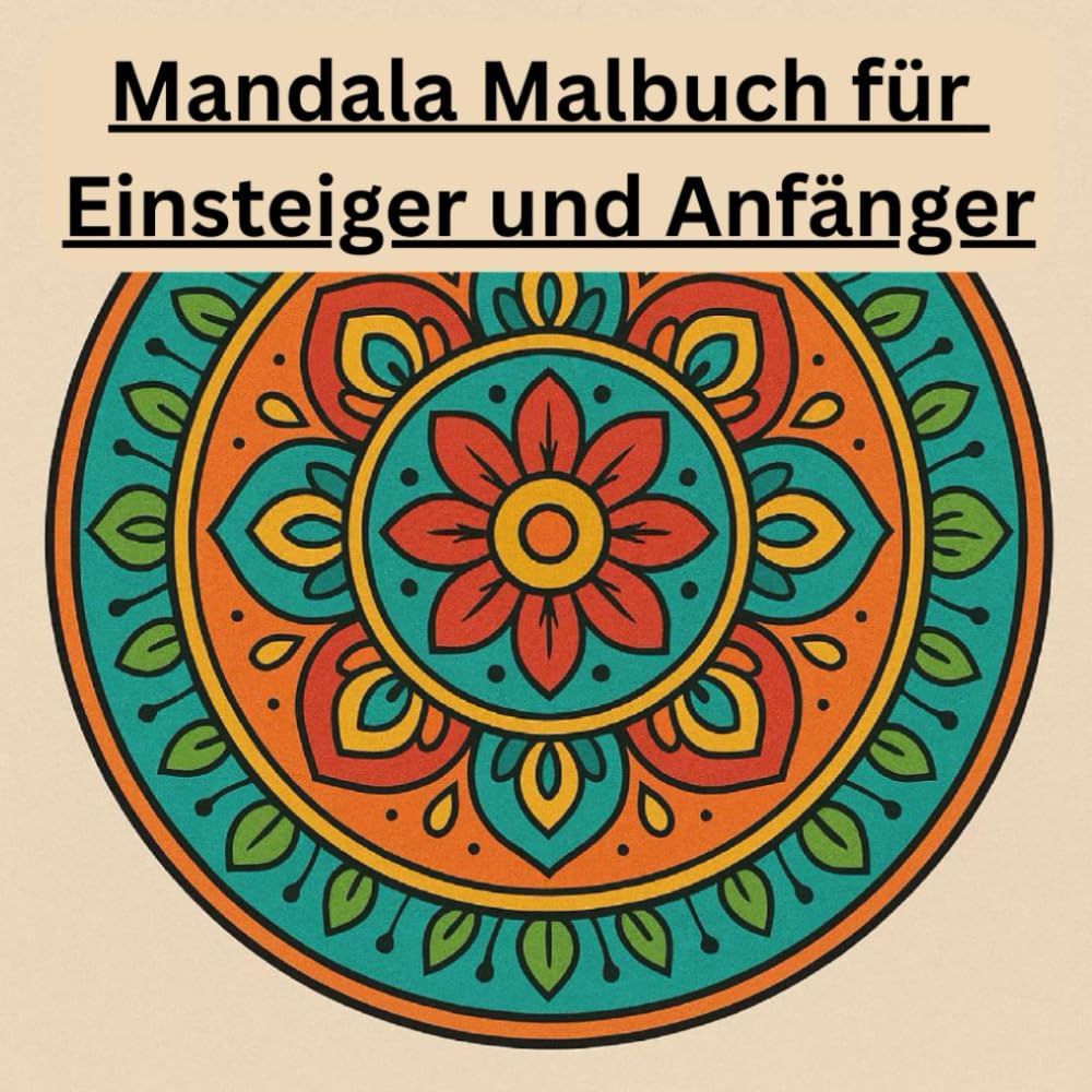 Mandala Malbuch für Anfänger und Einsteiger: Ein Mandala Malbuch für jung und alt