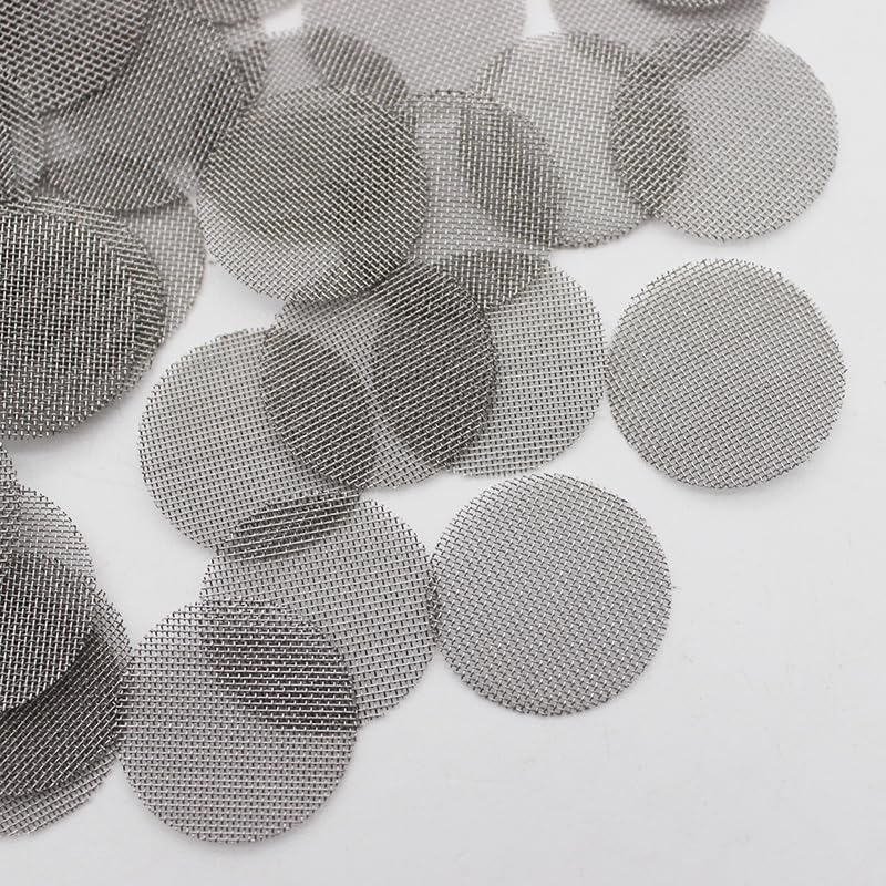 Stainless Steel/Brass Screens Filter For Tube 8mm 12.7mm 15mm 16mm 19mm 20mm 25mm Mesh(Stainless Steel,25mm 10pcs)