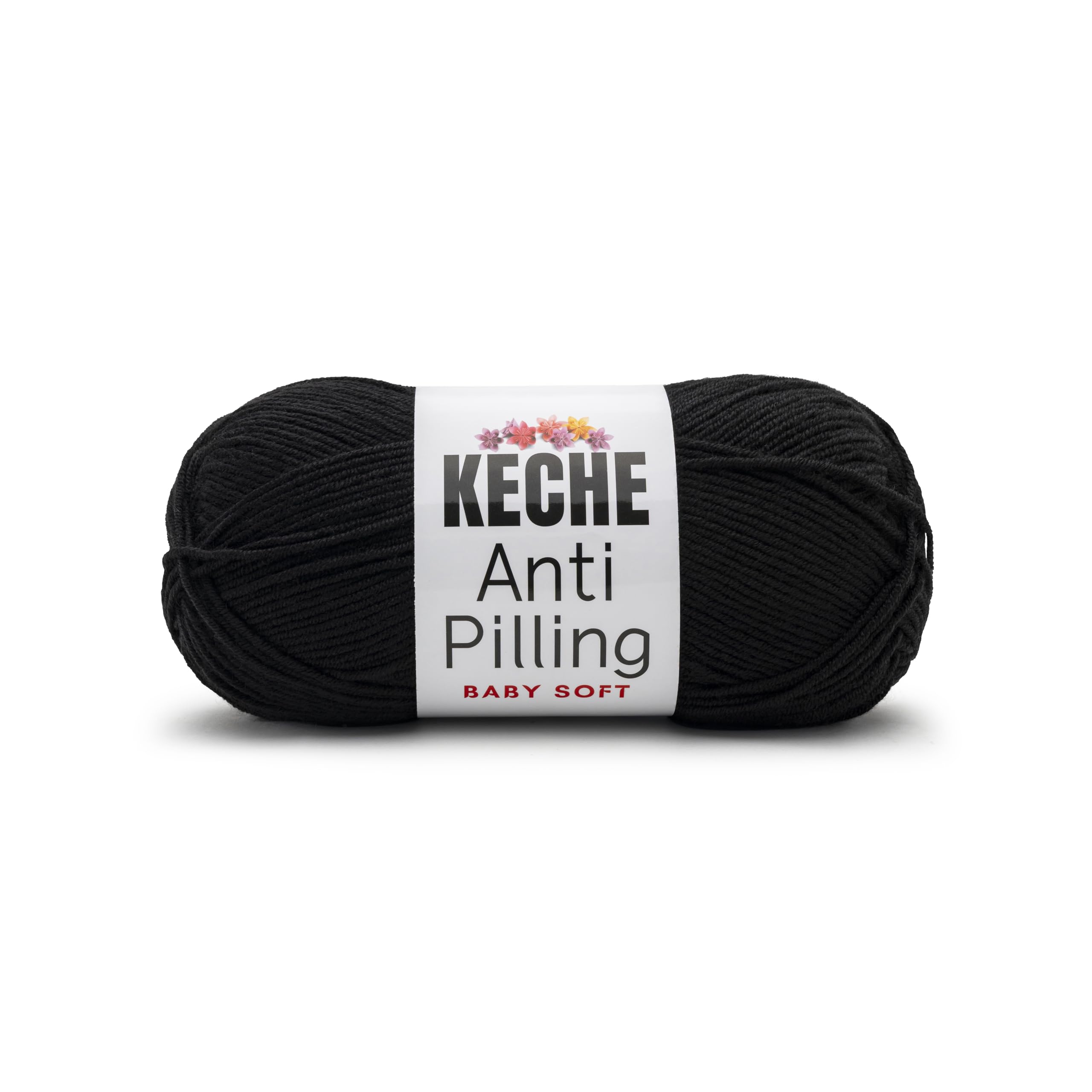 Soft DailyKnit DK Yarn, 100% Anti-Pilling Acrylic for Knitting Crocheting, Light Weight #3 (3.52 oz / 274 Yds) 1 Skein - Red — view 8