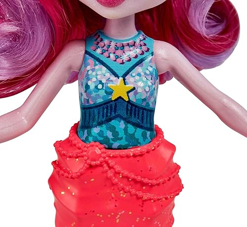 Miniatura 6 de Mattel Enchantimals - Juego familiar con muñeca pequeña Sedda Seahorse y 4 figuras de animales para hermanos, colección de juguetes Ocean Kingdom