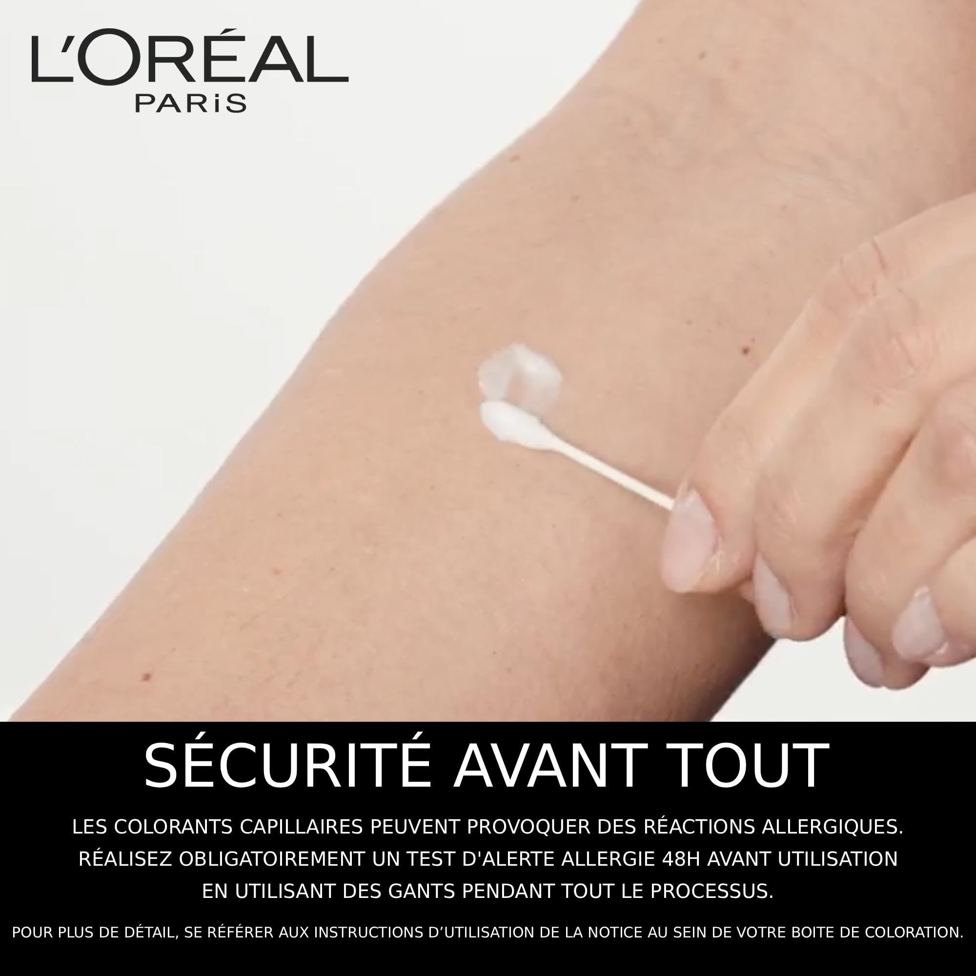 L’ORÉAL PARIS - Coloration Cheveux Permanente Triple Soin - Couvre 100% des Cheveux Blancs - Excellence Crème - Nuance : Châtain Clair Doré (5.3)