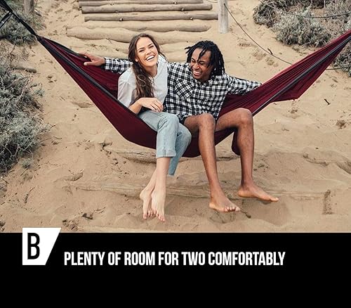 Miniatura 2 de Bear Butt Hamaca de camping  Hamaca  Equipo de camping  Hamaca para 2 personas  Hamaca de árbol de mochilero  Hamaca doble camping  Equipo de