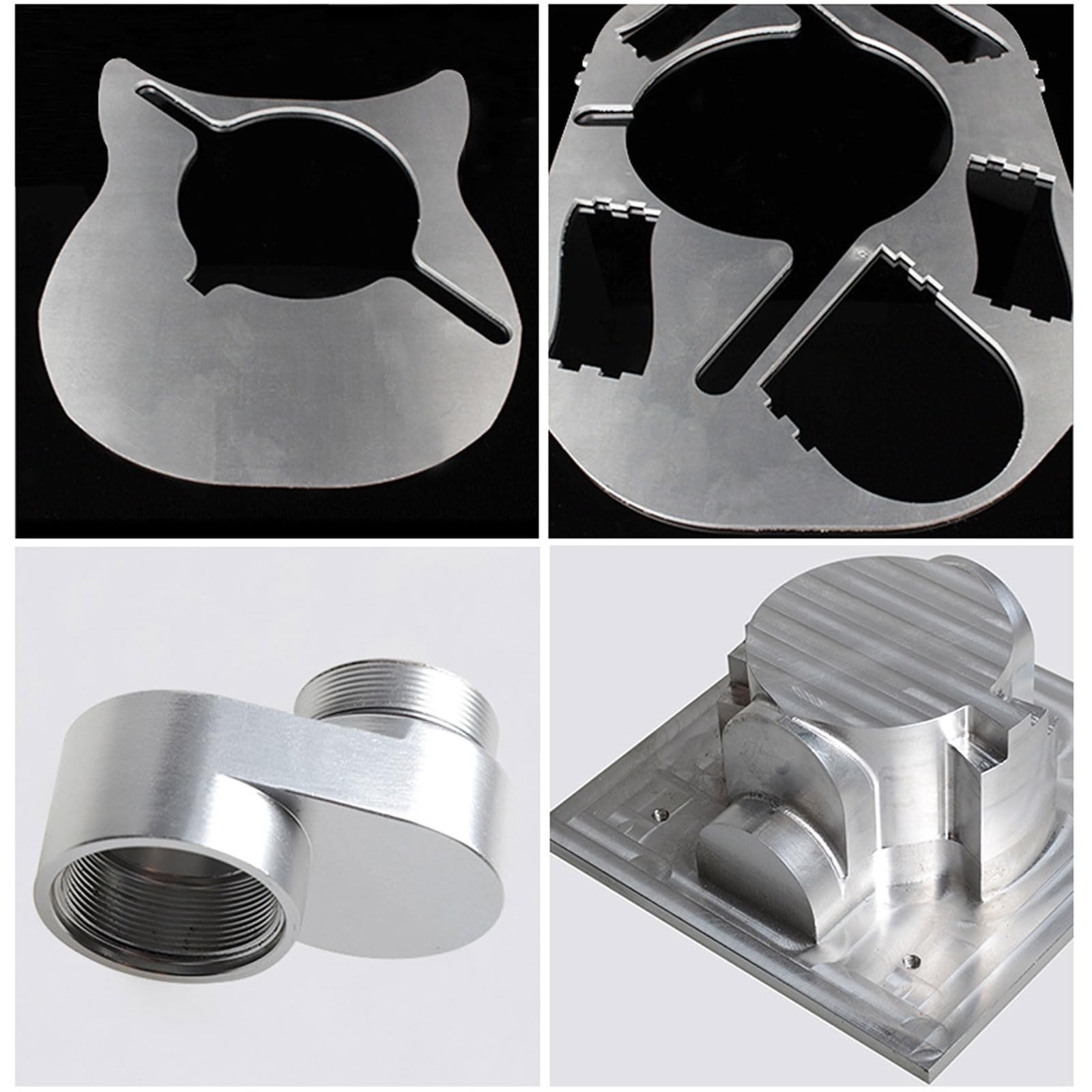 6061-T6 Aluminiumplatte, 8 mm dick, langlebig, 50 × 50–300 × 300 mm, for Heimwerker, Industrie, Schweißen und Basteln(300x300x8mm)