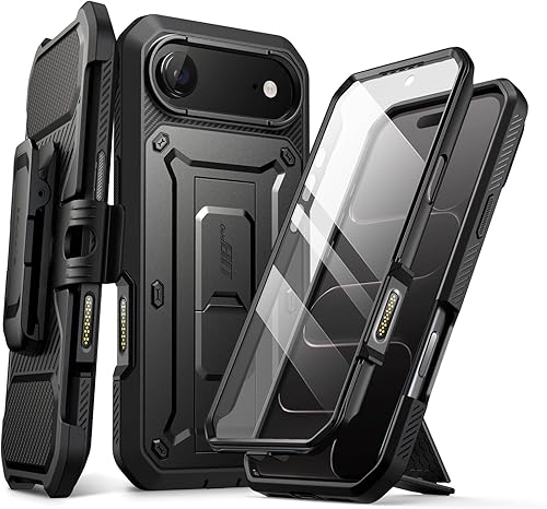 Miniatura 15 de SUPCASE Funda para iPhone 17 Pro Max con botón de control de cámara (Unicorn Beetle Pro), [soporte integrado y protector de pantalla] [protección de