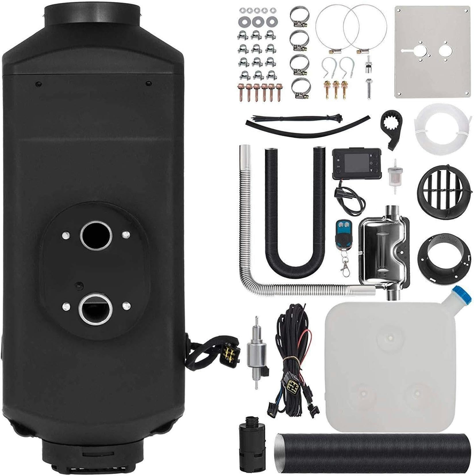 Chauffage de stationnement diesel 24V 8KW avec télécommande LCD et réservoir intégré