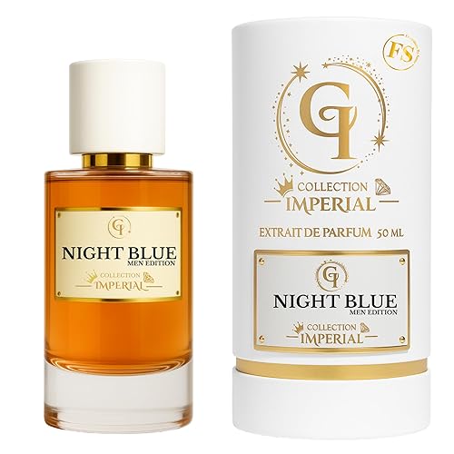 Night Blue Extrait de Parfum Men - Inspirado en DG Lig. Blue - Alternativa francesa al aroma masculino más vendido - Perfume masculino diario - 1.7