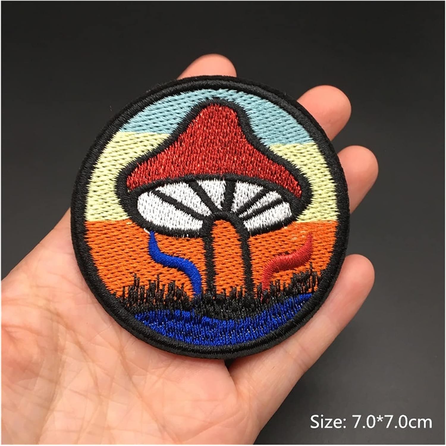 売り尽 ペイントデニム イラスト ドクロ ファイヤーパターン 落書き パッチ 刺繍 L 包装無料 送料無料