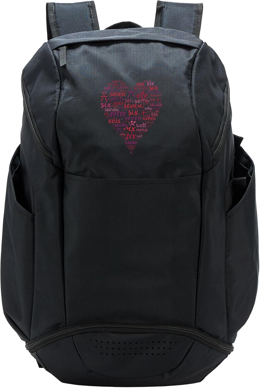Funny Six Seven 6 7 Meme for Men Women Kids Valentine Heart Sport Backpack