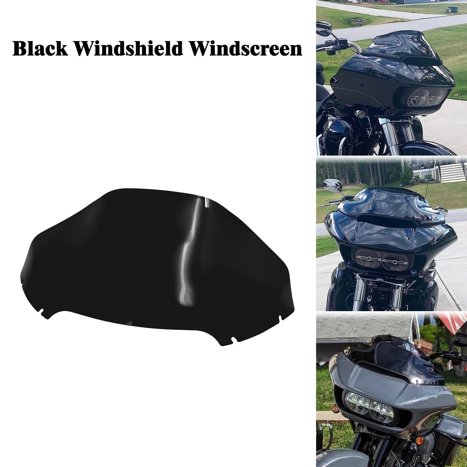 Do Harleya, FLTRX FLTRU 2015-2024, Osłona Przedniej Szyby Motocykla Przedłużenie szyby motocykla(Windshield A)
