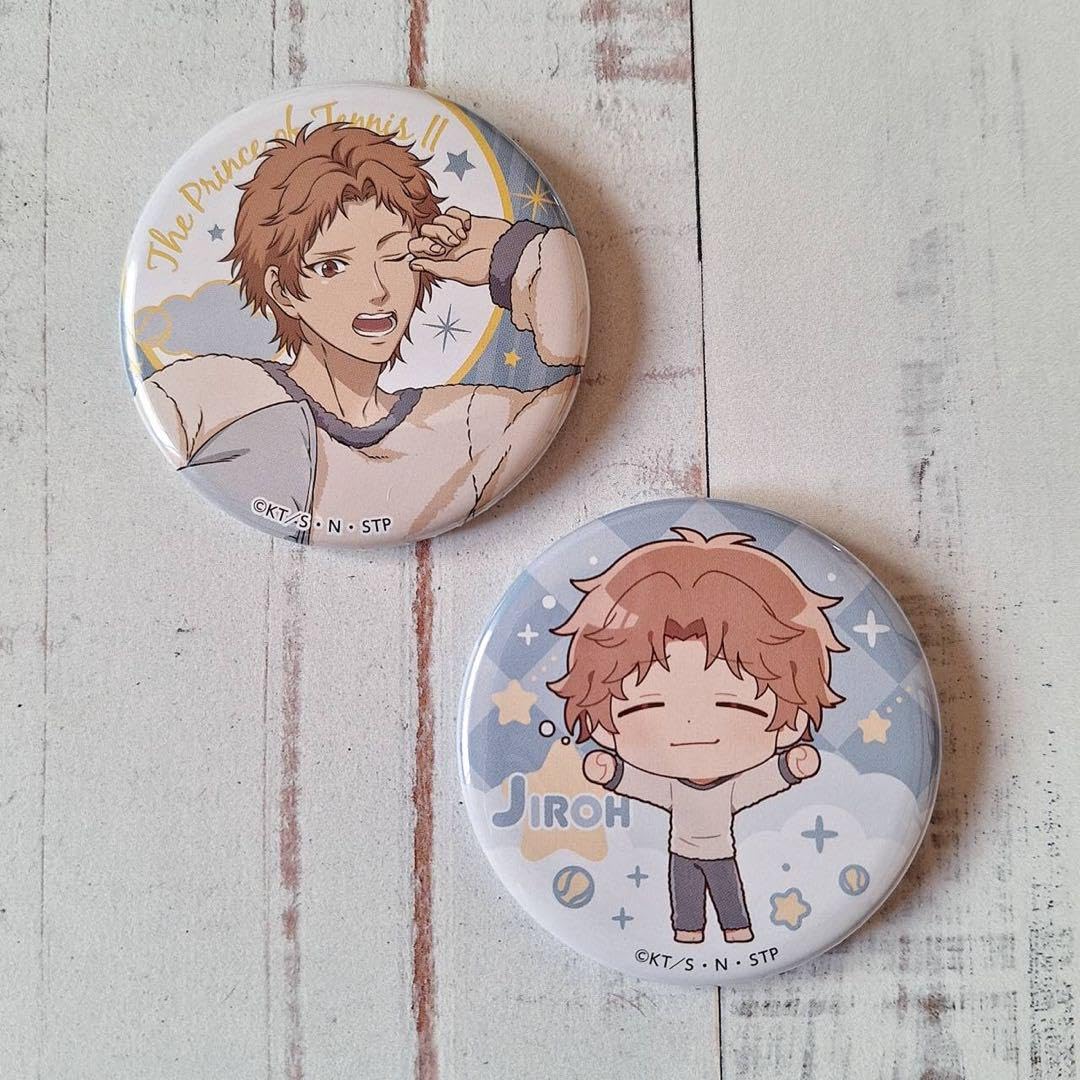 Amazon.co.jp: 新テニスの王子様 缶バッジ 芥川慈郎 I8O16 : ホビー