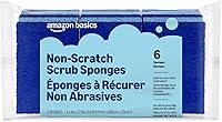 Vista 9 de Yaxa Basics Esponjas de limpieza resistentes, diseño de doble cara, amarillo/verde, paquete de 6, el embalaje puede variar