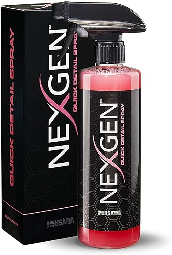 Nexgen Spray de detalles rápidos eliminación de manchas todo en uno, lubricación de barra de arcilla, detalles instantáneos, limpiador de grado