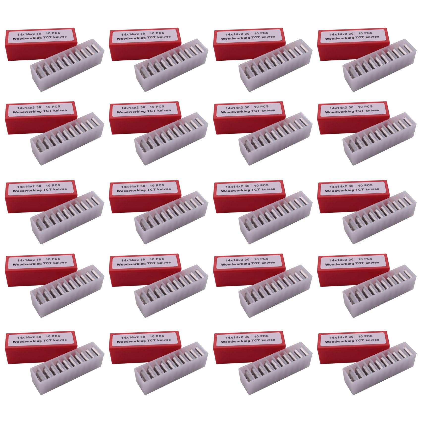 Jnchdghwa Silver 200Pcs Wood Turning Carbide Insert Blades Milling 30 Degree Lathe Chisel Replacement Blade 14X14x2mm