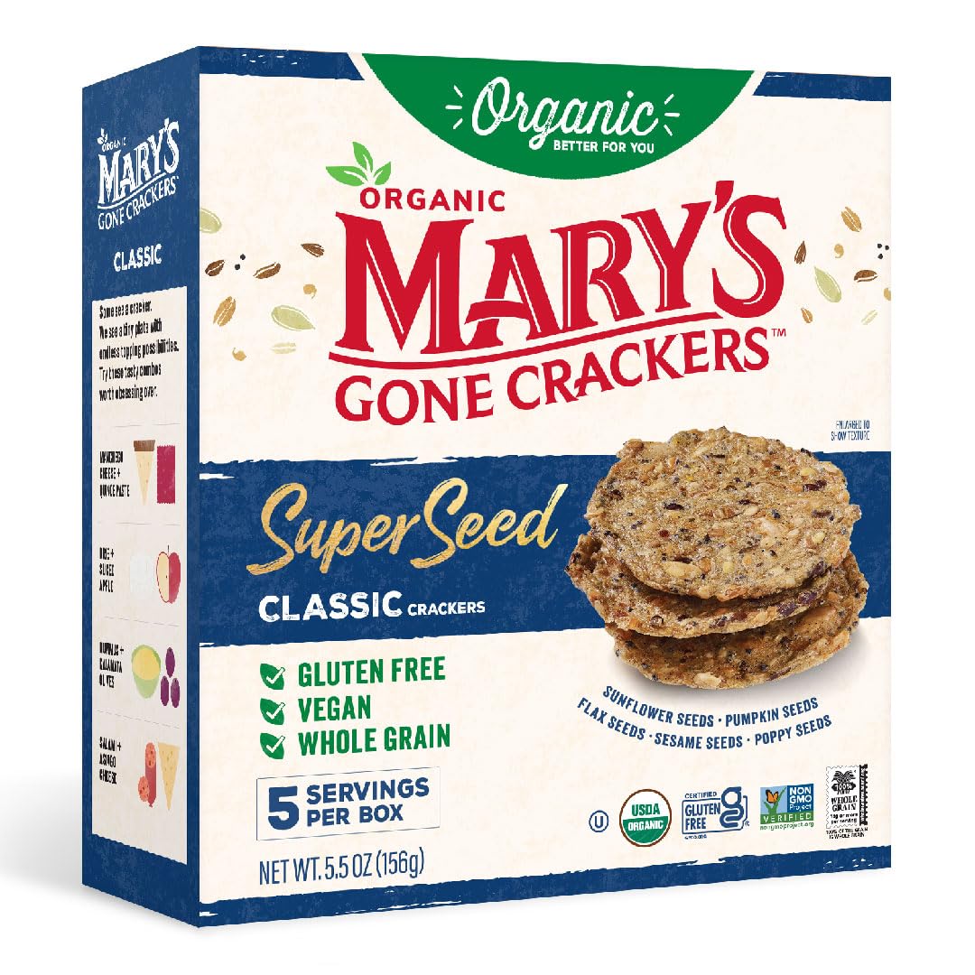 Mary's Gone CrackersSuper Seed Classic Crackers, 5.5 oz