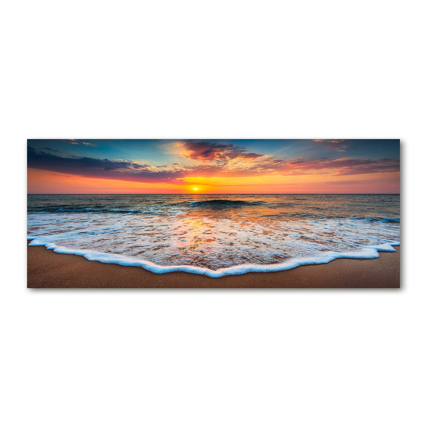 Tulup Panneaux De Cuisine Sur Verre - 125x50cm - Coucher De
