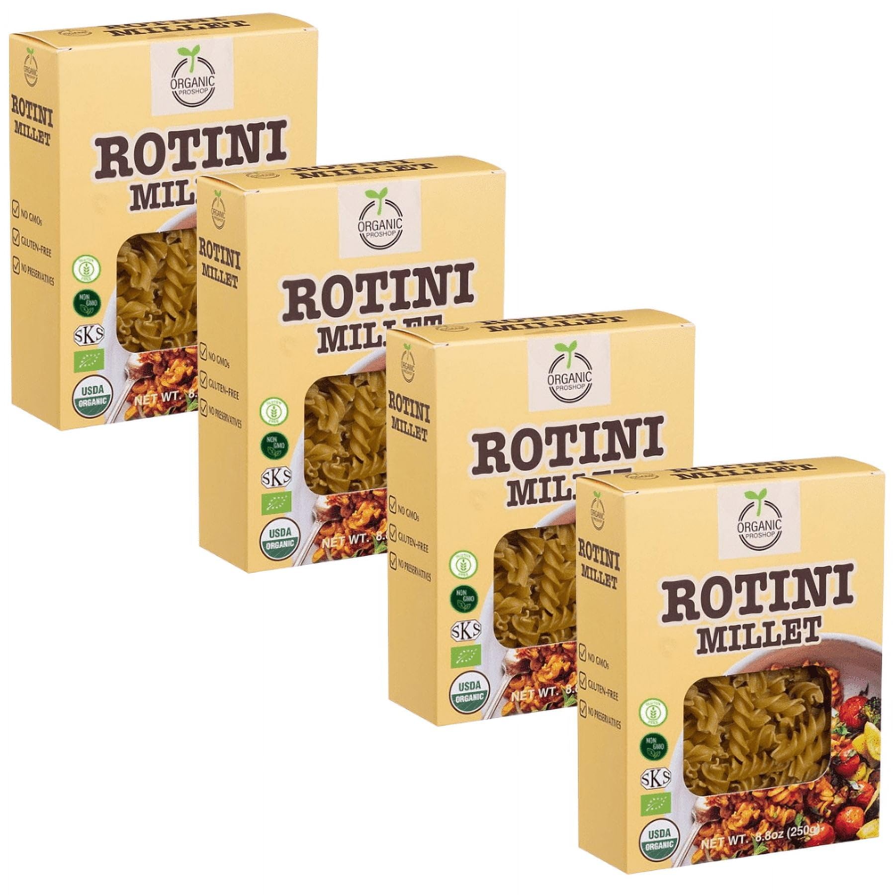 Organic Proshop Organic Millet Rotini (4 Pack)