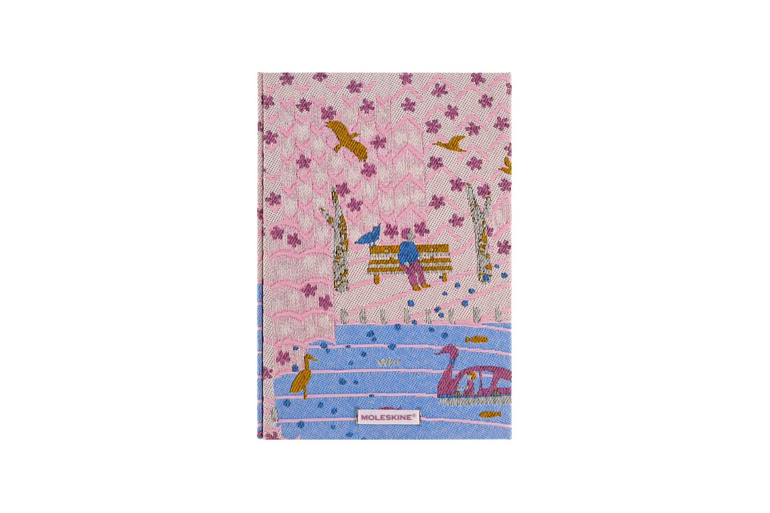 Moleskine Scatola da Collezione Sakura, Set con Taccuino in Edizione Limitata, Taccuino Sakura, Copertina Rigida in Tessuto, Dimensioni Large 13 x 21 cm, Colore Rosa Scuro