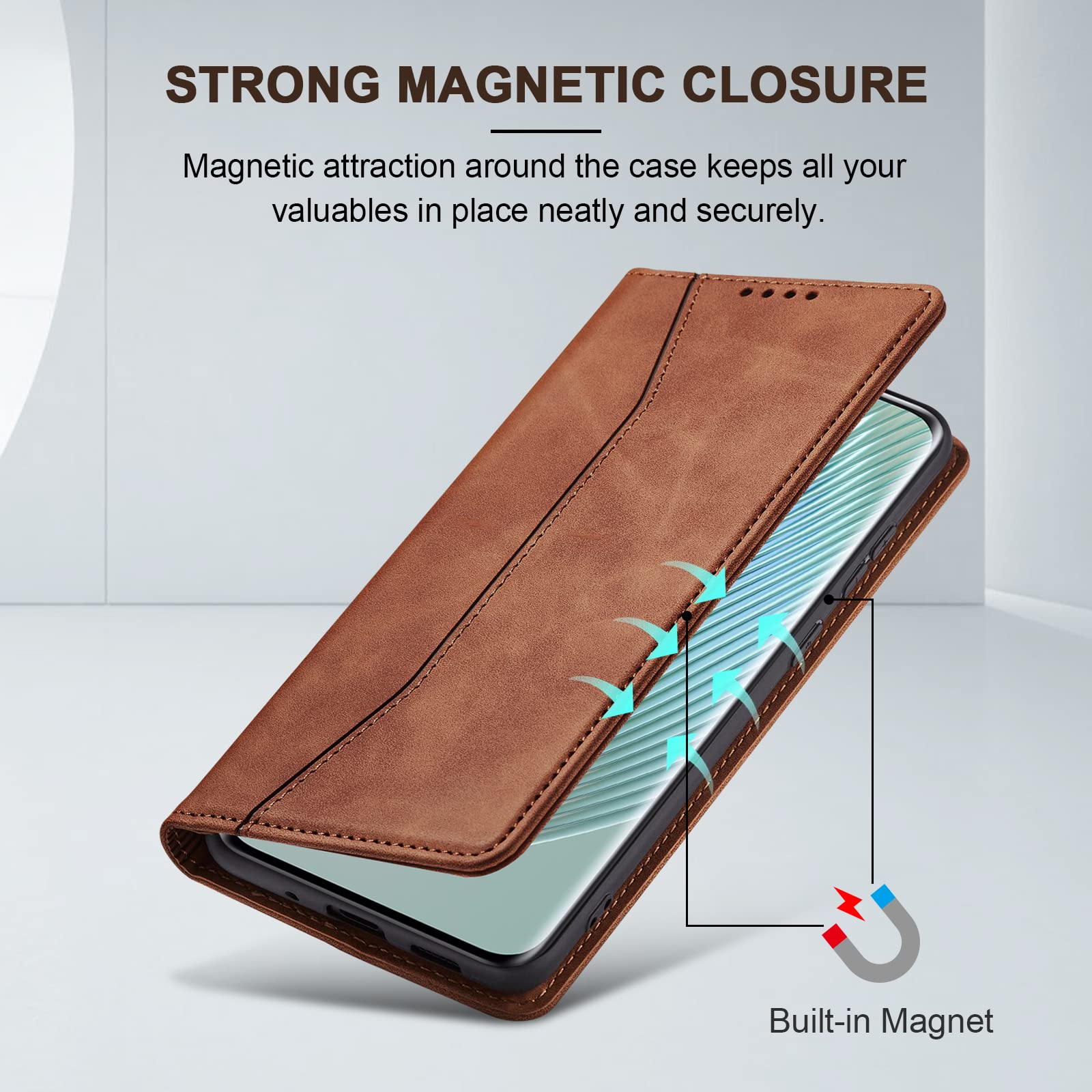 Cover per Huawei Honor Magic5 Pro (Magic 5 Pro), Custodia Flip