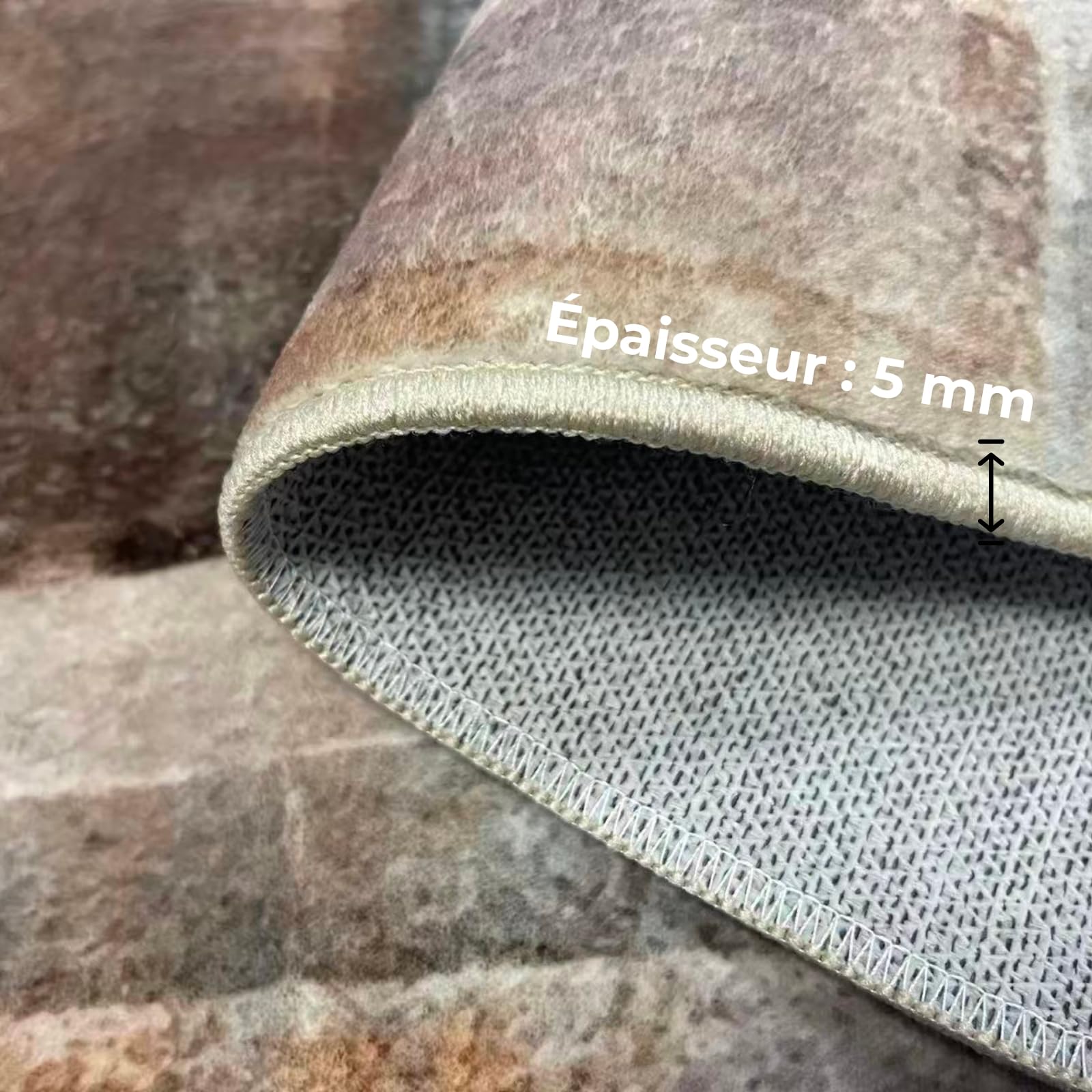Alfombra Salón Lavable en Lavadora, Alfombra Moderna Abstracta Grande y Suave, Alfombra Dormitorio Antideslizante y Plegable, de Pelo Corto para Comedor y Pasillo, Diseño Artístico