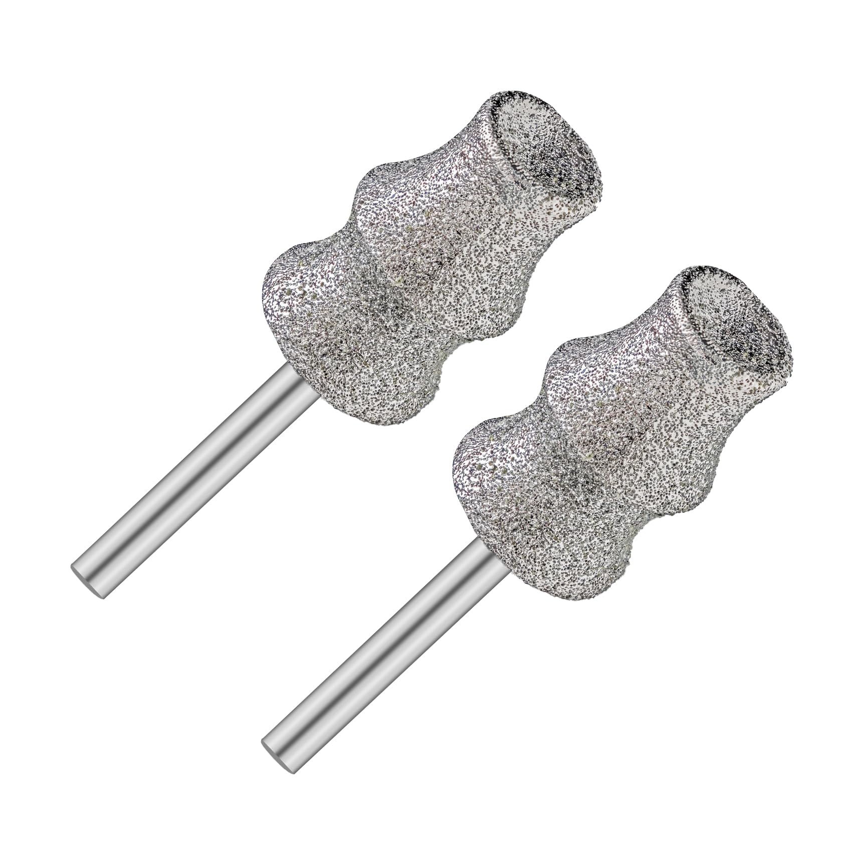 Diamond Dog Nail Grinder Bits - FOCSTOL Diamond Rotory Bit for Dogs&Pets, 2pcs 1/8'' Rotary Nail Grinder Bits for Animals Nail Care (Type C)